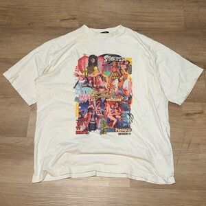 We11done White New Movie Collage T-shirt